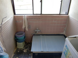 浴室リフォーム、静岡県（施工前３）