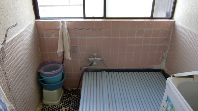 浴室リフォーム、静岡県（施工前３）